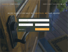 Tablet Screenshot of annapolishomesource.com